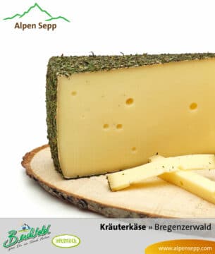 Kräuterkäse - Schnittkäse aus Heumilch