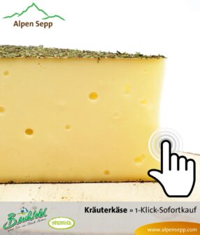 Heumilch Kräuterkäse zum Sofortkauf