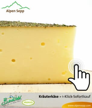 Heumilch Kräuterkäse zum Sofortkauf