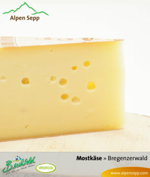 Mostkäse - Schnittkäse Spezialität
