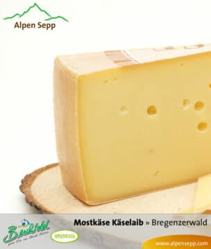 Mostkäse Käselaib aus Heumilch