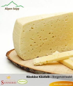 Heumilch Rässkäse, nassgereift - Käselaib 6 kg