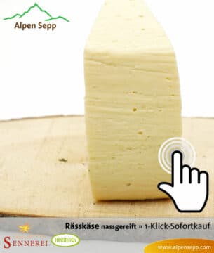 Würziger Rässkäse, nassgereift - Käserinde