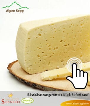 Heumilch Rässkäse zum Sofortkauf