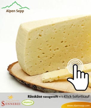 Heumilch Rässkäse zum Sofortkauf