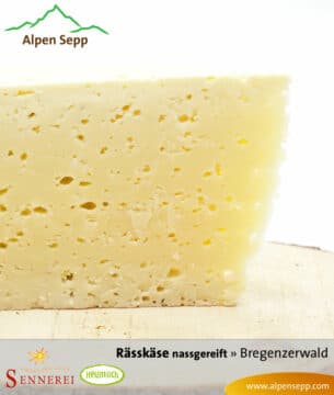 Würziger Rässkäse, nassgereift
