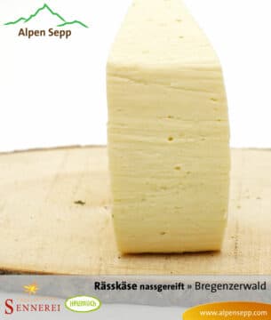 Würziger Rässkäse, nassgereift - Käserinde