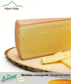 Rässkäse - trockengereift, würziger Schnittkäse