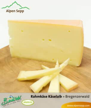 Rahmkäse Laib aus Heumilch