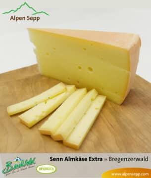 Extra würziger Senn Almkäse aus Heumilch