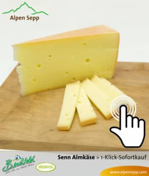 Senn Almkäse, extra würzig, Sofortkauf