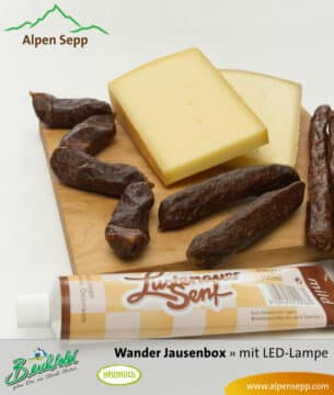 Wanderbox - Jause mit Wurst und Käse