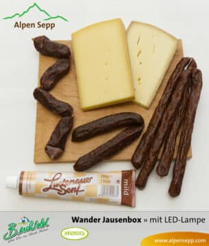 Wanderbox - Jause mit Wurst und Käse