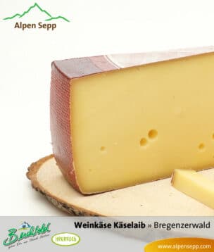 Weinkäse Käselaib 6 kg aus Heumich