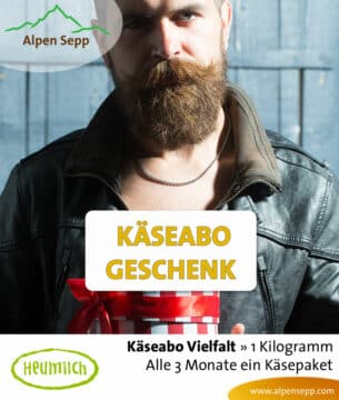 Käse Geschenk Abo - 1 kg Käsebox pro Quartal