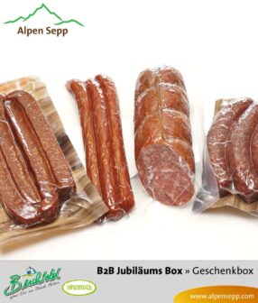 B2B Grosse Geschenkbox Wurst und Käse