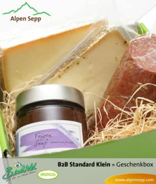 B2B Geschenkbox Wurst und Käse - klein