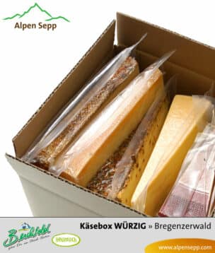 Heumilchkäse Box - 4 würzige Käsesorten