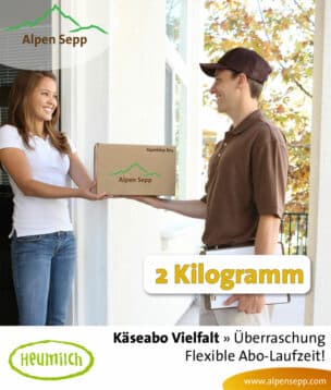 Käsebox mit 2 kg Käse als Käseabo