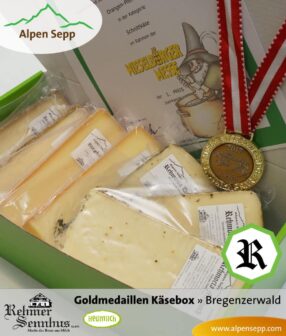 Goldmedaillen Käsebox - Bergkäse und Schnittkäse