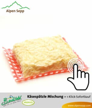Käsespätzle Reibkäse Käsemischung