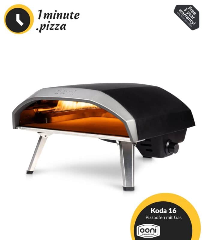 Ooni Koda 16 Pizzaofen mit Gas