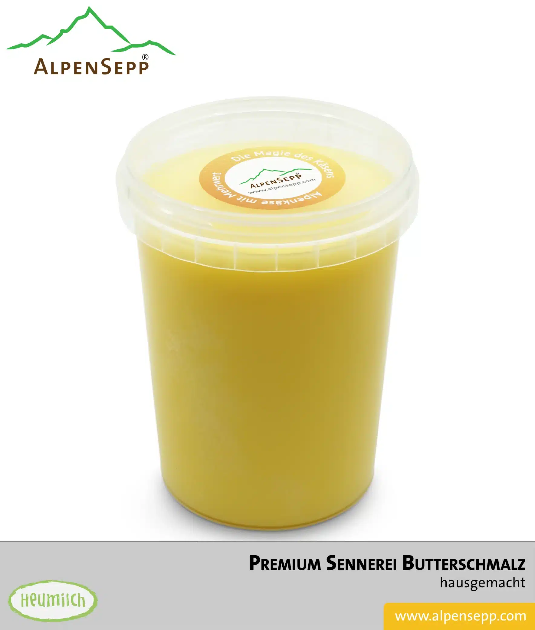 Premium Sennerei Butterschmalz | Butterreinfett bzw. Ghee | hausgemacht | 430 Gramm aus Heumilch® 2 Premium Sennerei Butterschmalz, Butterreinfett bzw. Ghee | hausgemacht | 430 Gramm