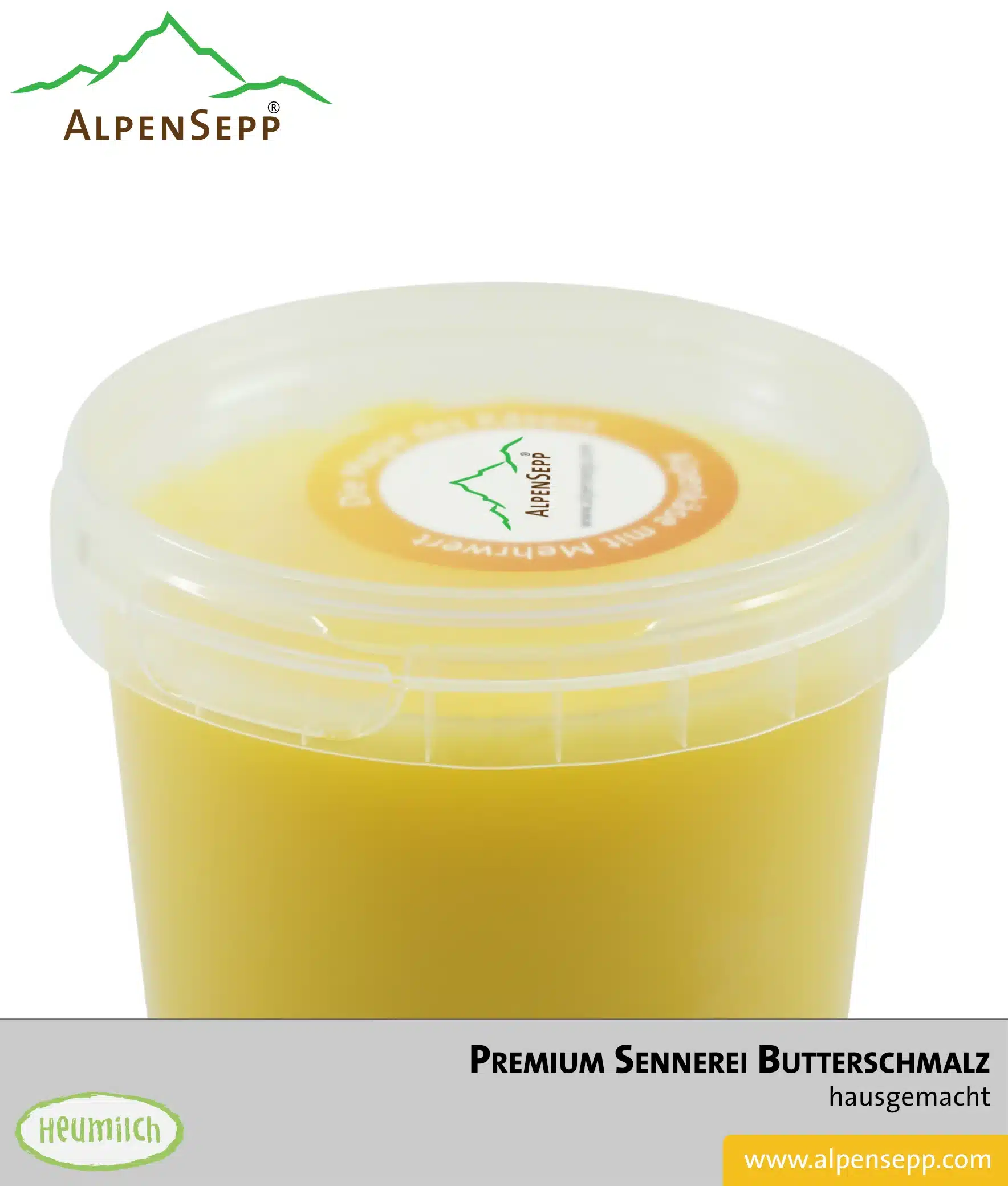 Premium Sennerei Butterschmalz | Butterreinfett bzw. Ghee | hausgemacht | 430 Gramm aus Heumilch® 5 Premium Sennerei Butterschmalz, Butterreinfett bzw. Ghee | hausgemacht | 430 Gramm