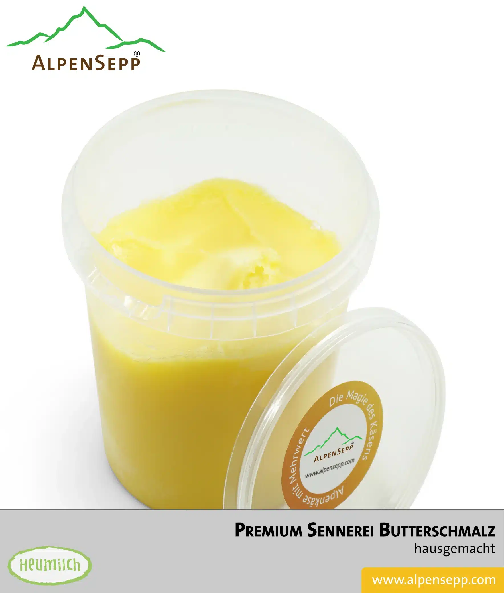 Premium Sennerei Butterschmalz | Butterreinfett bzw. Ghee | hausgemacht | 430 Gramm aus Heumilch® 3 Premium Sennerei Butterschmalz, Butterreinfett bzw. Ghee | hausgemacht | 430 Gramm